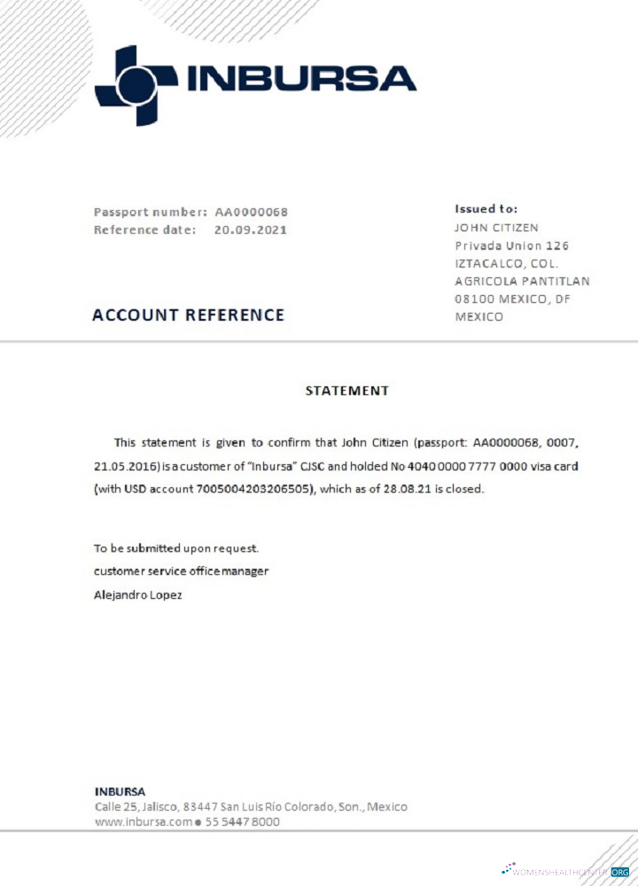 Download Mexico Inbursa Bank closure reference Photoshop template